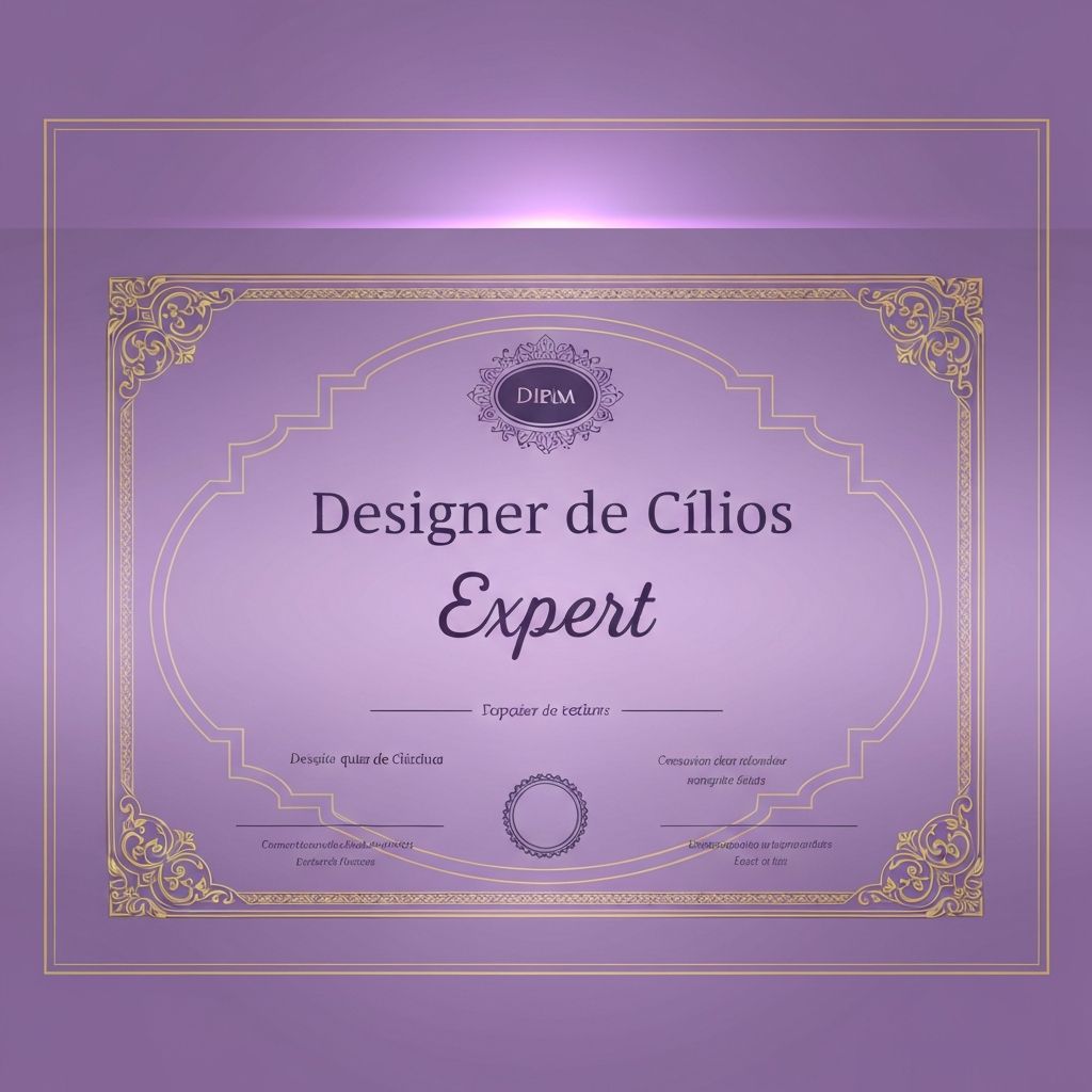 Certificado Designer de Cílios Expert